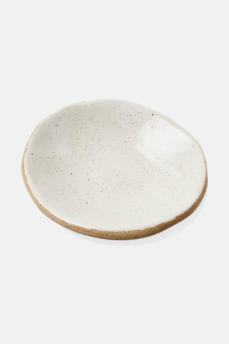 Beige Unisex Brixton O-M Hand Crafted Ceramic Catch All Dish Accessories | 265078-FYK