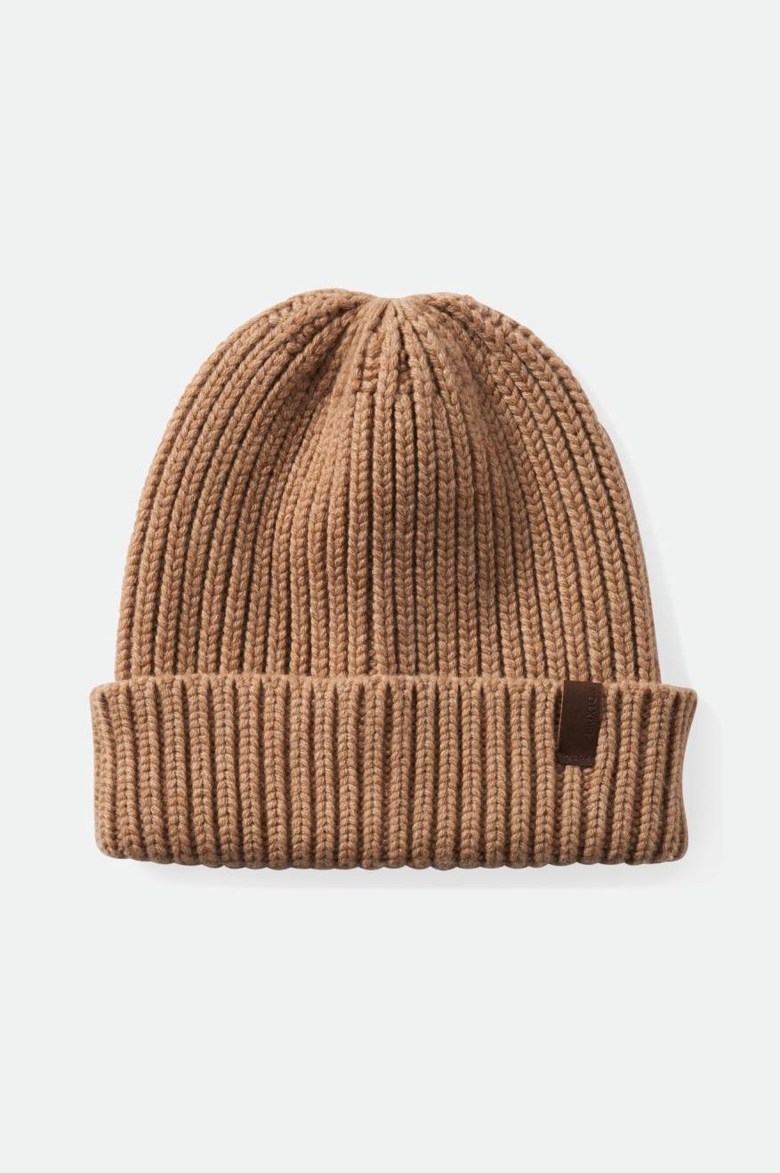 Beige Women's Brixton Heist Reserve Cashmere Beanie | 159267-BFD