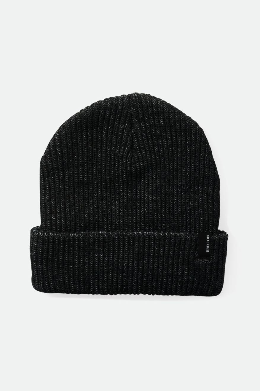 Black / Beige Men's Brixton Heist Beanie | 523108-GQX