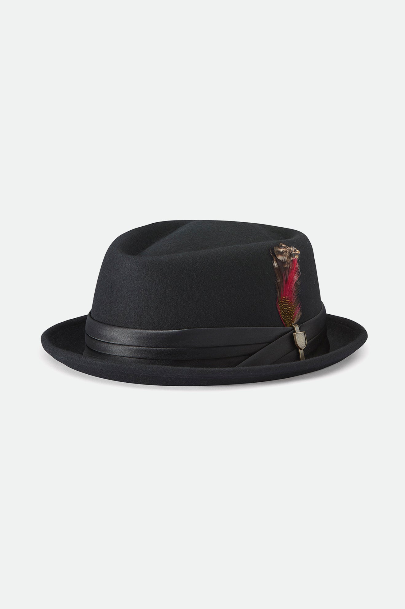 Black Men's Brixton Stout Pork Pie Hats | 124573-UVX