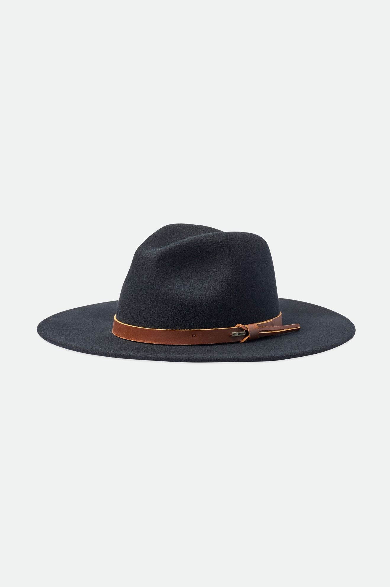 Black Women's Brixton Field Proper Hat Hats | 541079-NAU