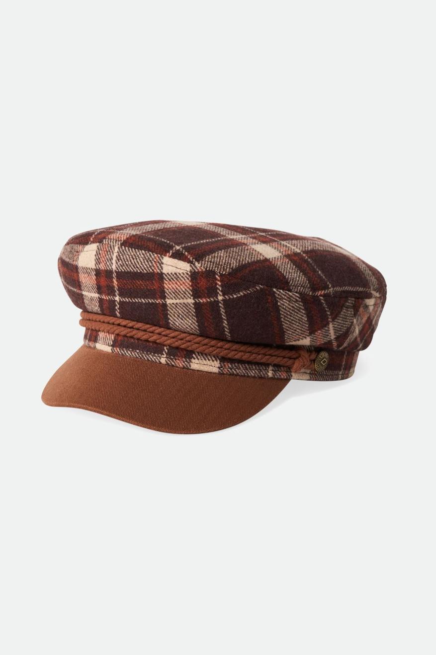 Brown Men's Brixton Fender Jaguar Fiddler Hats | 372891-MPE