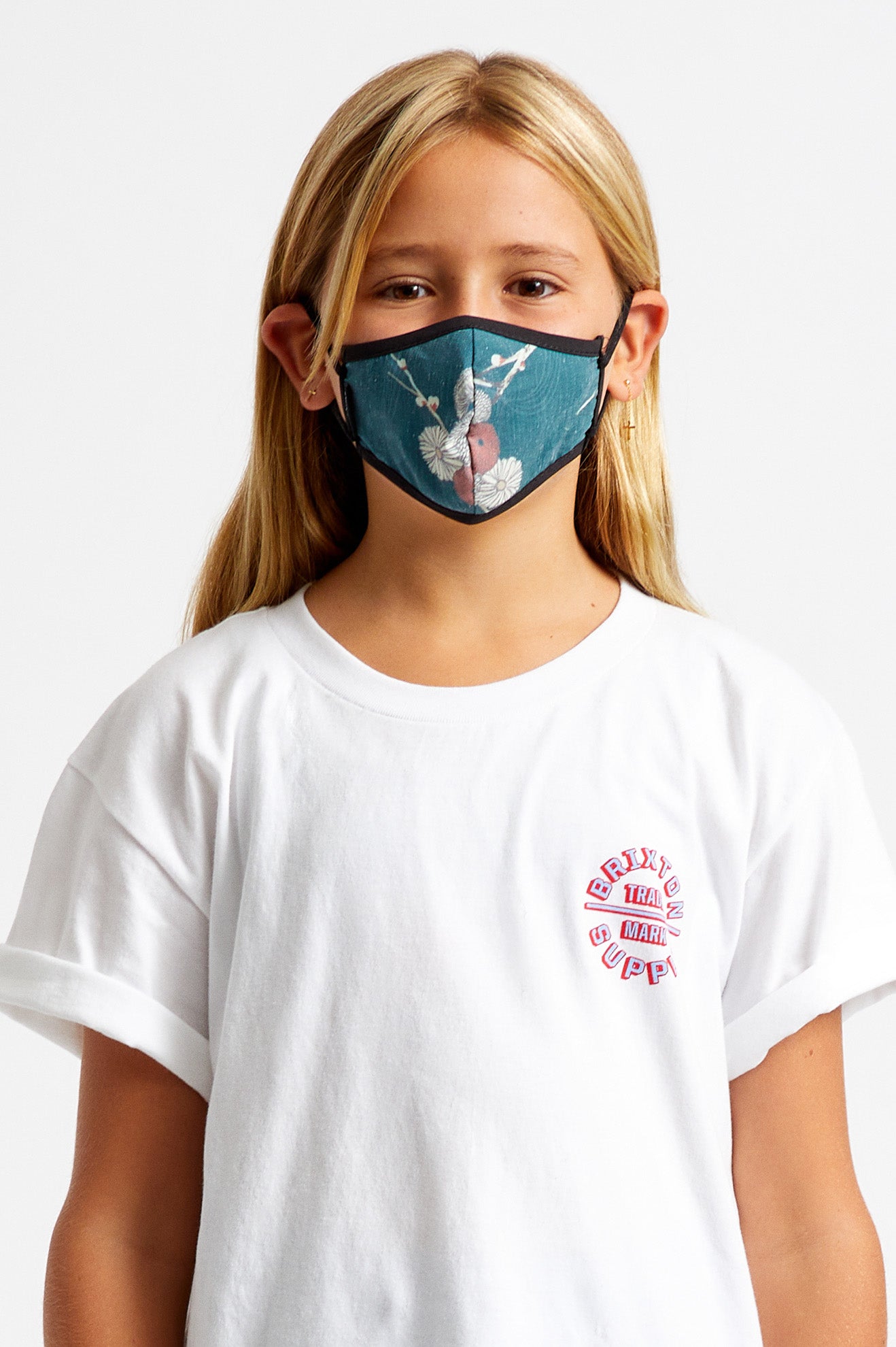 Green Unisex Brixton Youth Antimicrobial Face Masks | 046925-ZKD