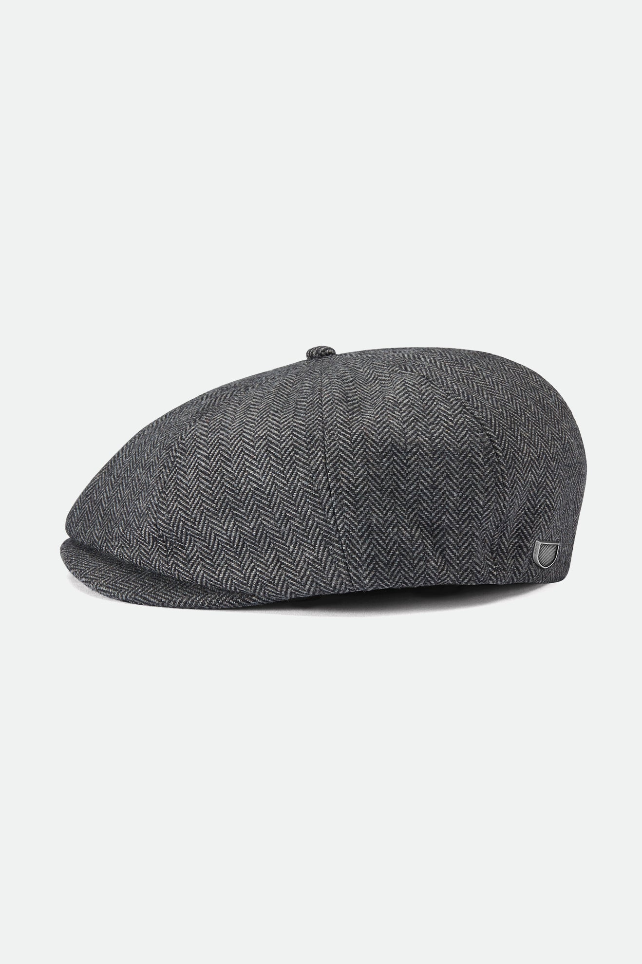 Grey / Black Men's Brixton Brood Snap Hats | 450237-DQB