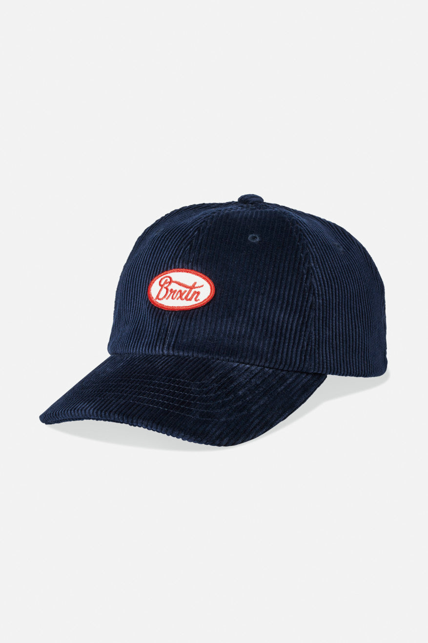 Navy Men's Brixton Parsons LP Cap Caps | 315069-OTR