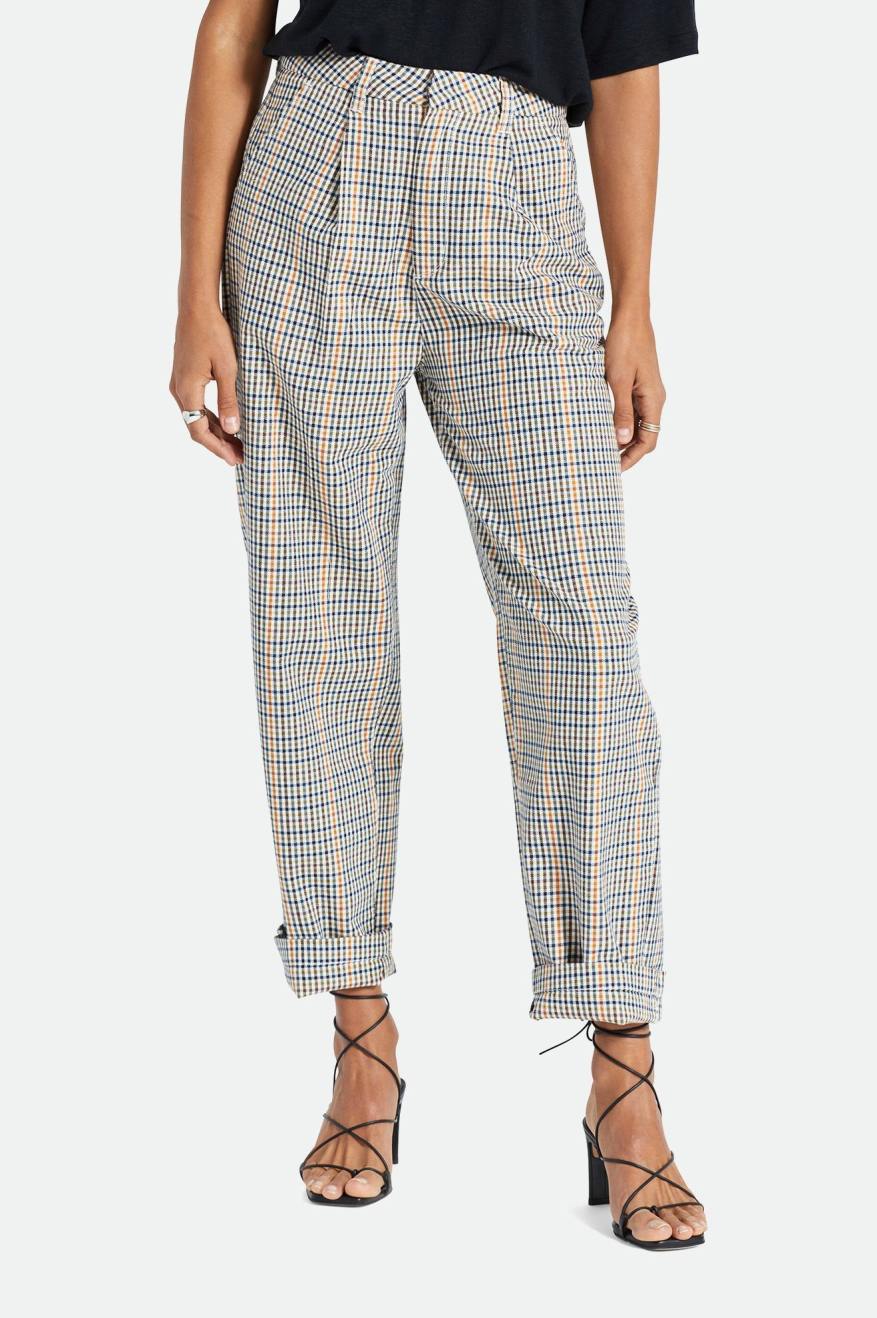 White Women's Brixton Victory Trouser Bottoms | 241893-EJY