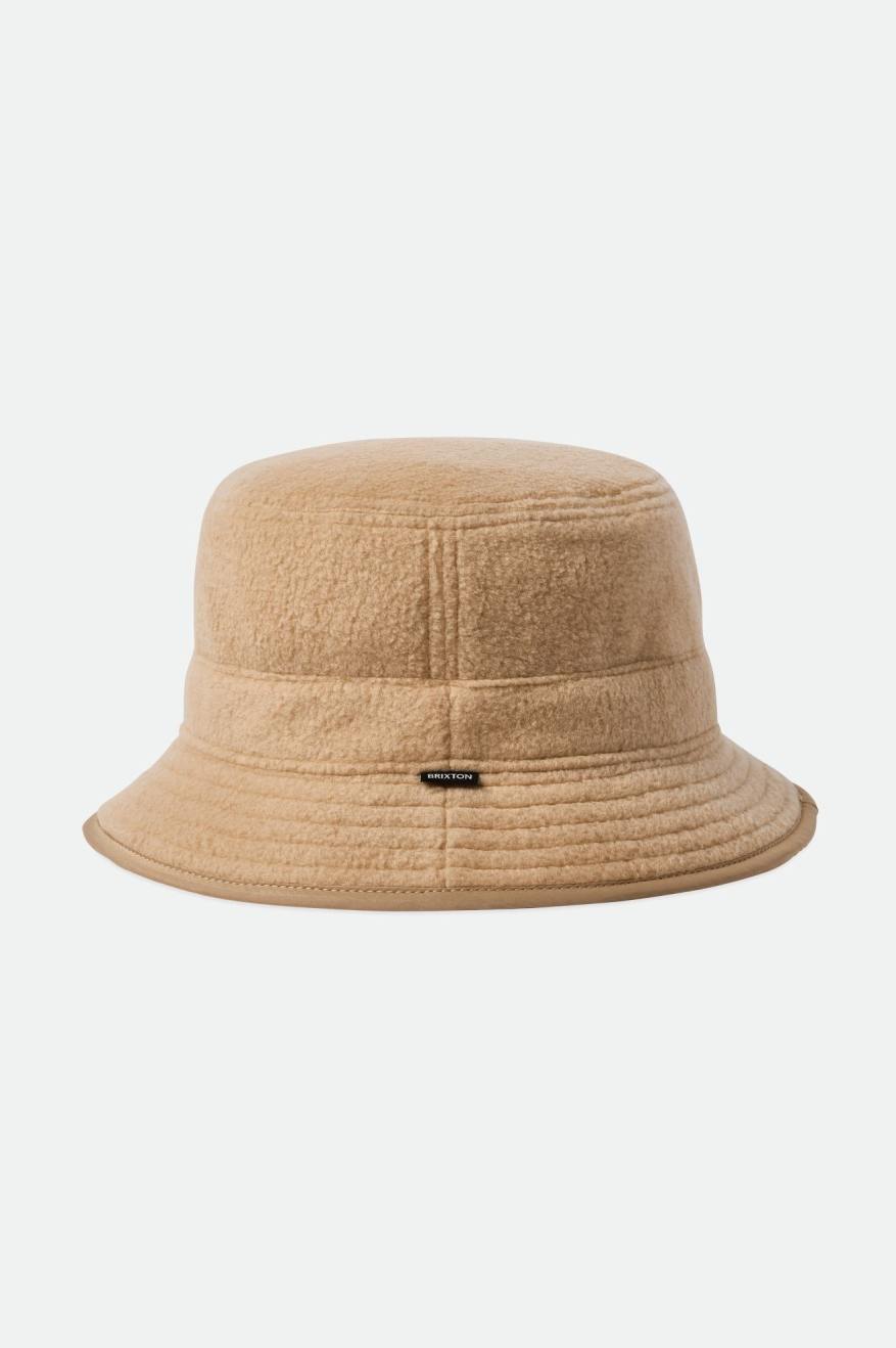 Beige Men's Brixton Blanket Fleece Packable Hats | 402359-MJY