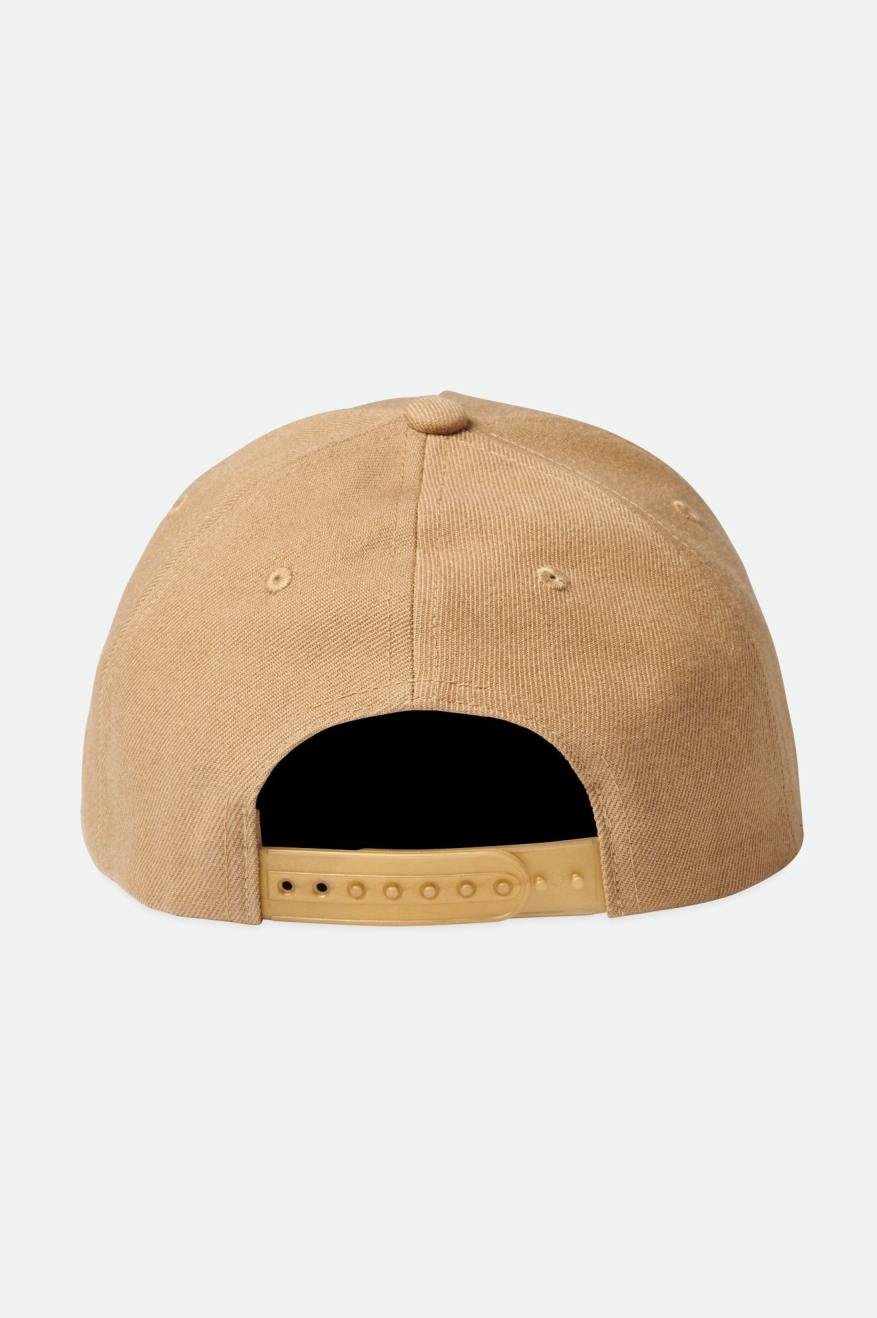 Beige Men's Brixton Crest C MP Caps | 012587-QGS