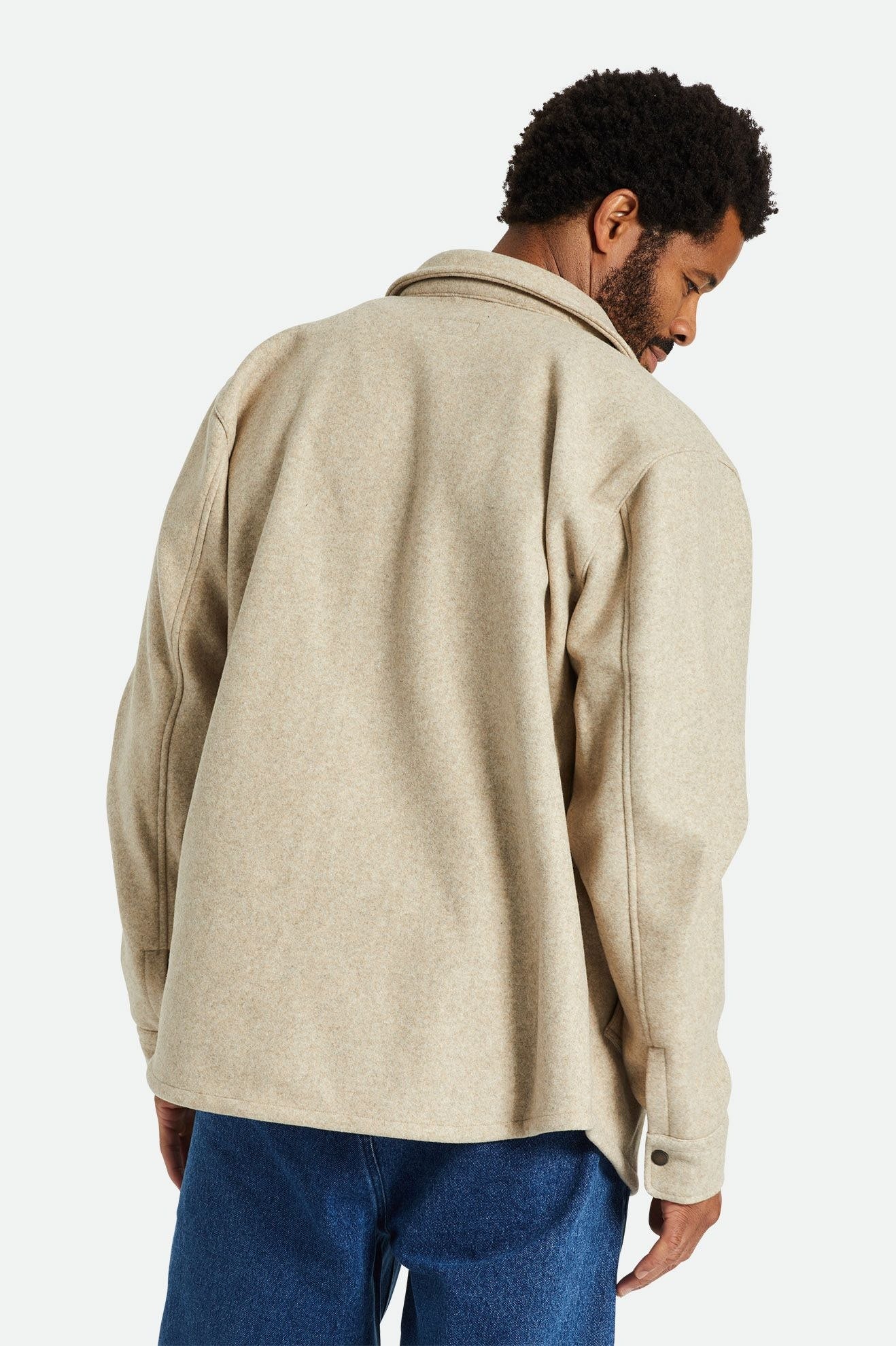 Beige Men's Brixton Durham Reserve Jackets | 723041-RNQ