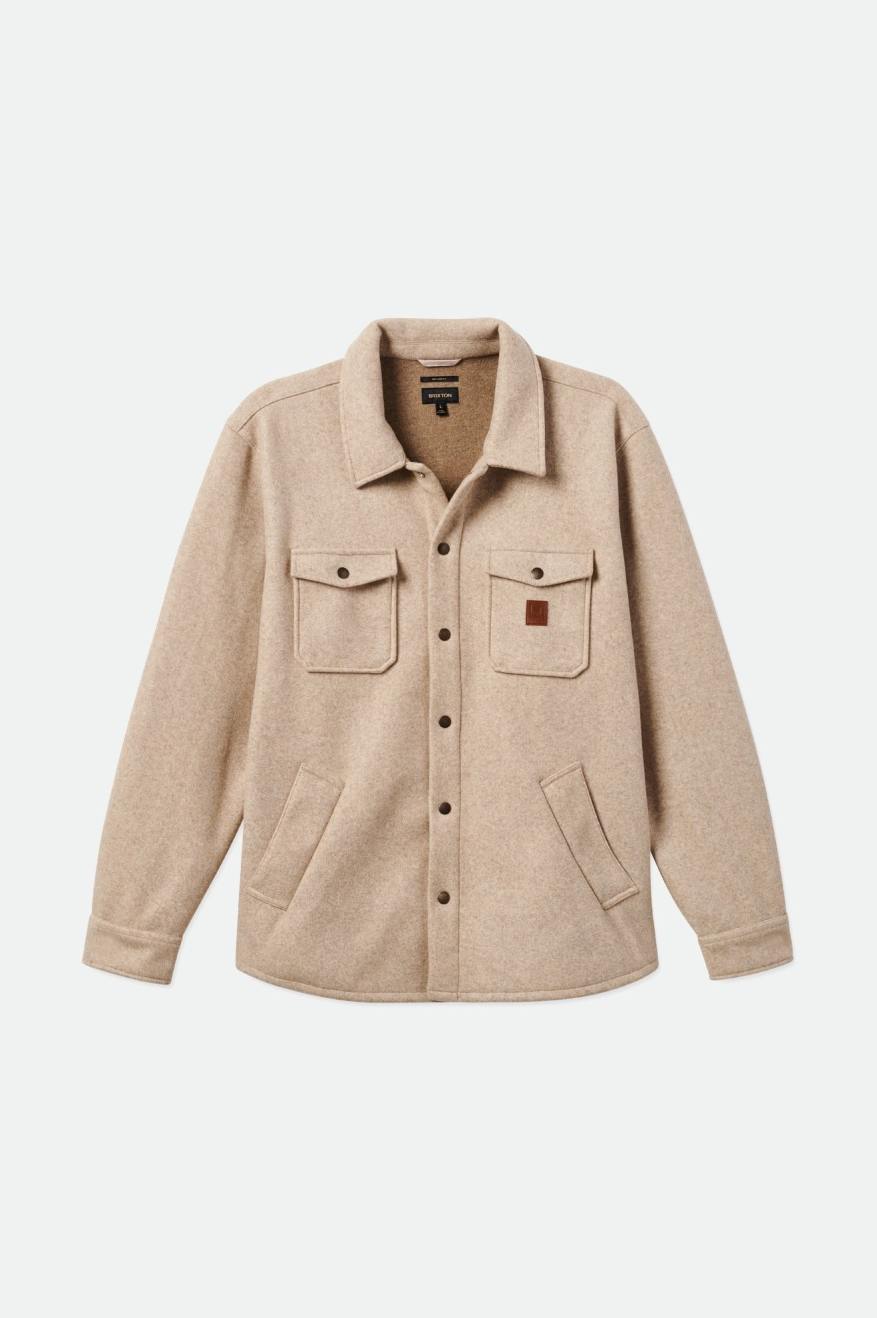 Beige Men's Brixton Durham Reserve Jackets | 723041-RNQ