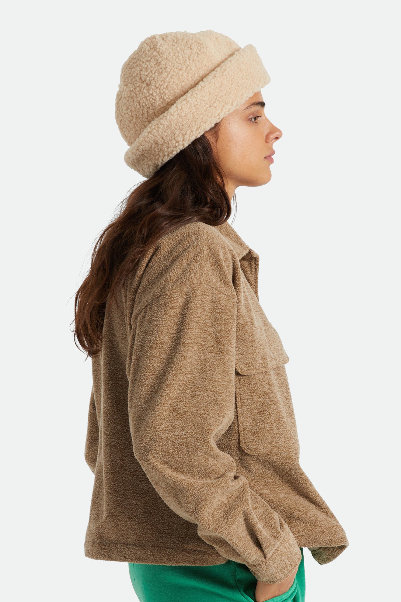 Beige Men's Brixton Ginsburg Hats | 401352-YQN