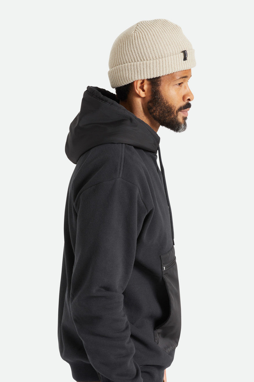 Beige Men's Brixton Heist Beanie | 736510-UQL