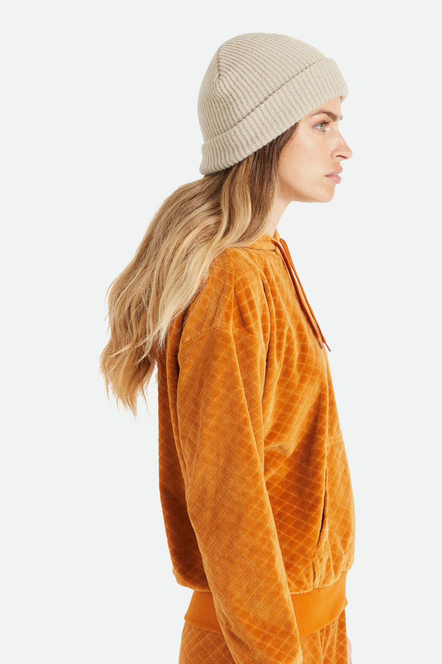 Beige Men's Brixton Heist Beanie | 736510-UQL