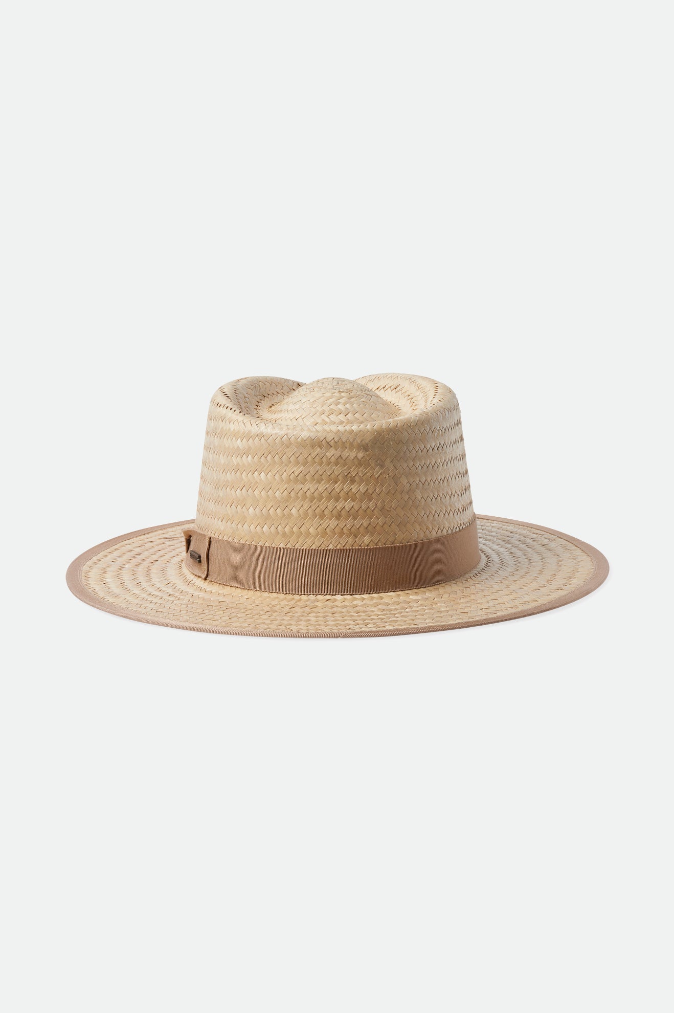 Beige Men's Brixton Jo Short Brim Palmilla Hats | 385742-XNC