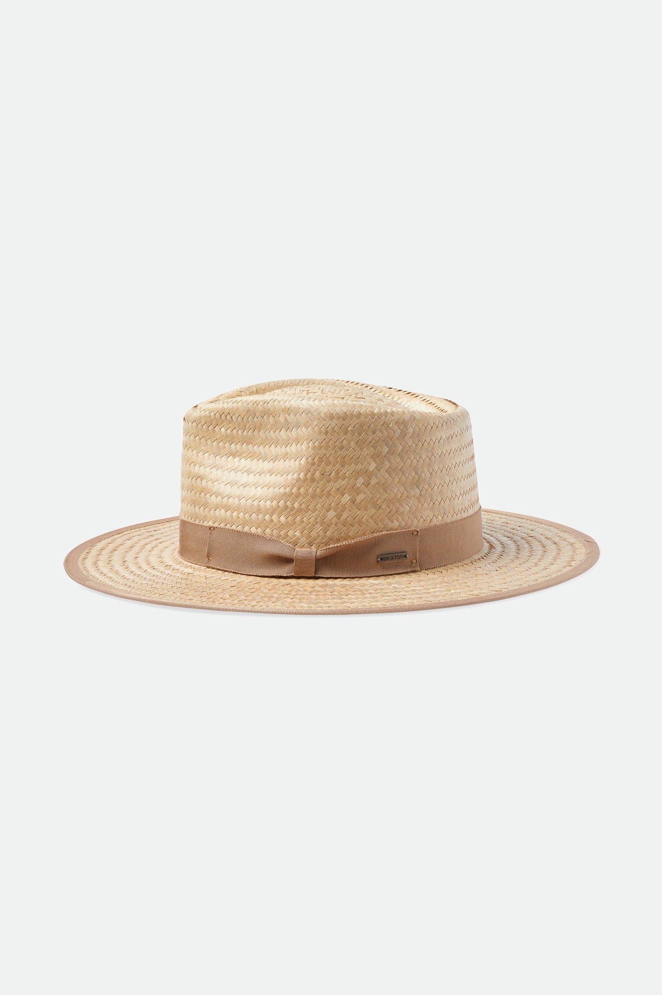 Beige Men's Brixton Jo Short Brim Palmilla Hats | 385742-XNC