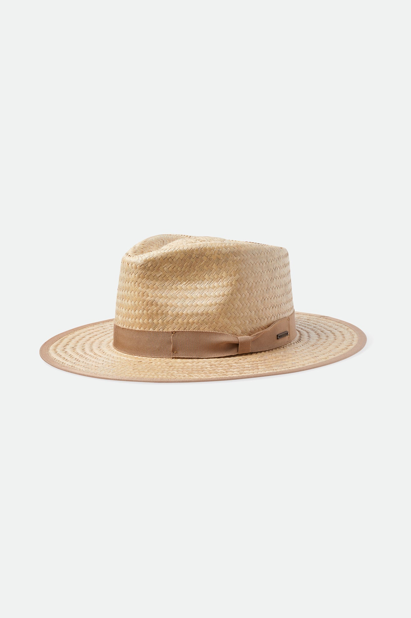 Beige Men\'s Brixton Jo Short Brim Palmilla Hats | 385742-XNC