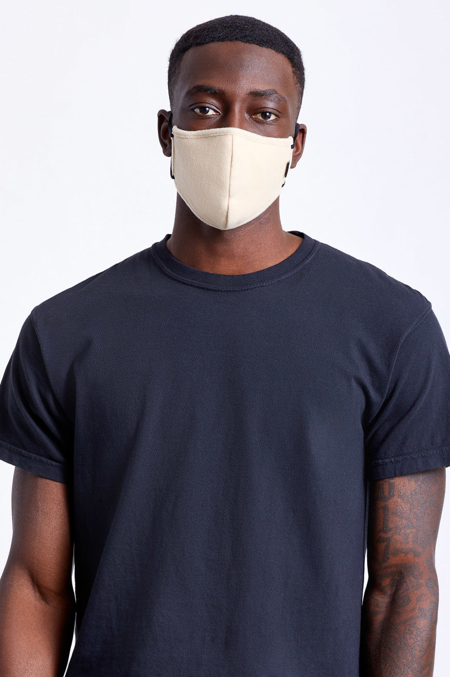 Beige Unisex Brixton Arctic Fleece Face Masks | 641723-OUK