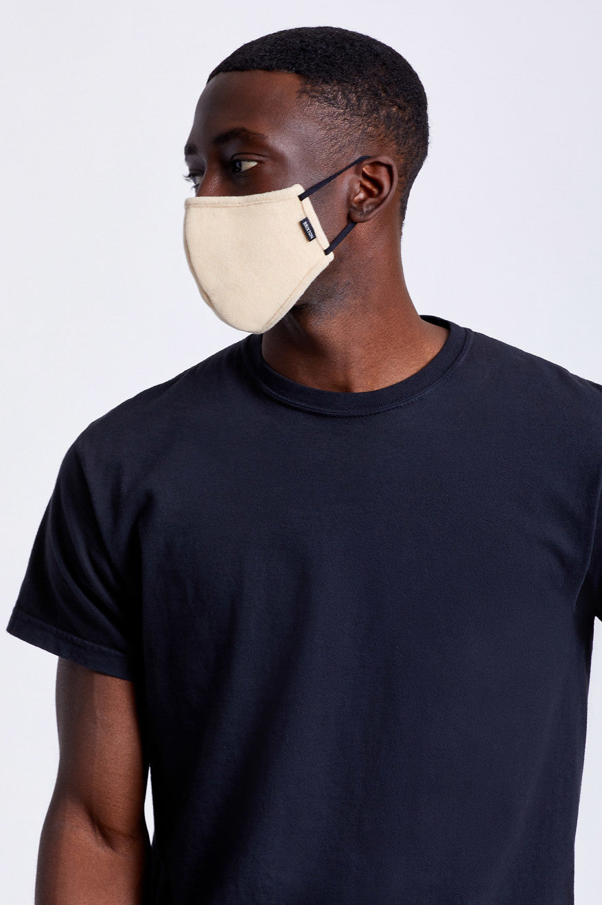 Beige Unisex Brixton Arctic Fleece Face Masks | 641723-OUK