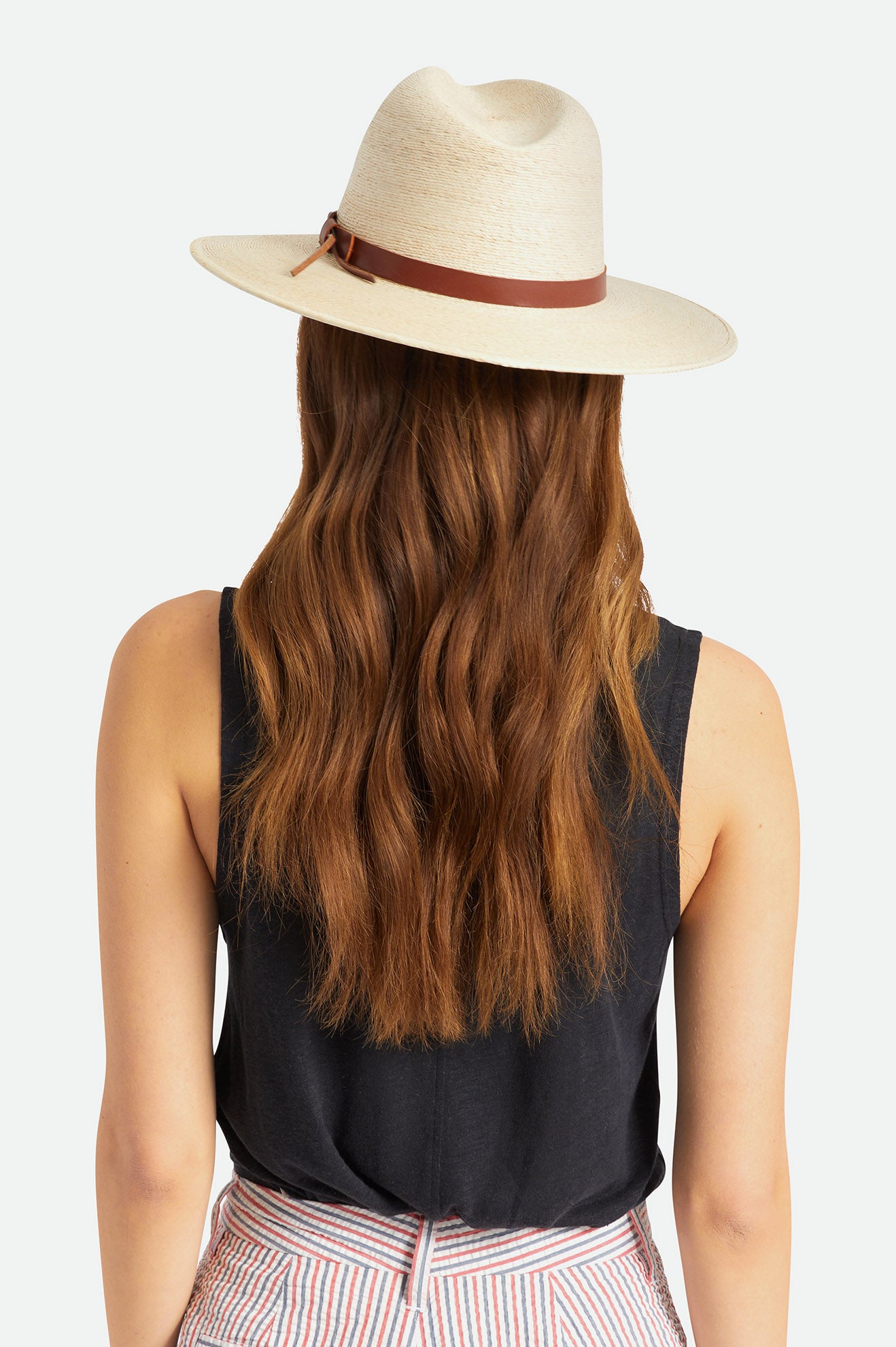 Beige Women's Brixton Field Proper Straw Hats | 385276-MJX