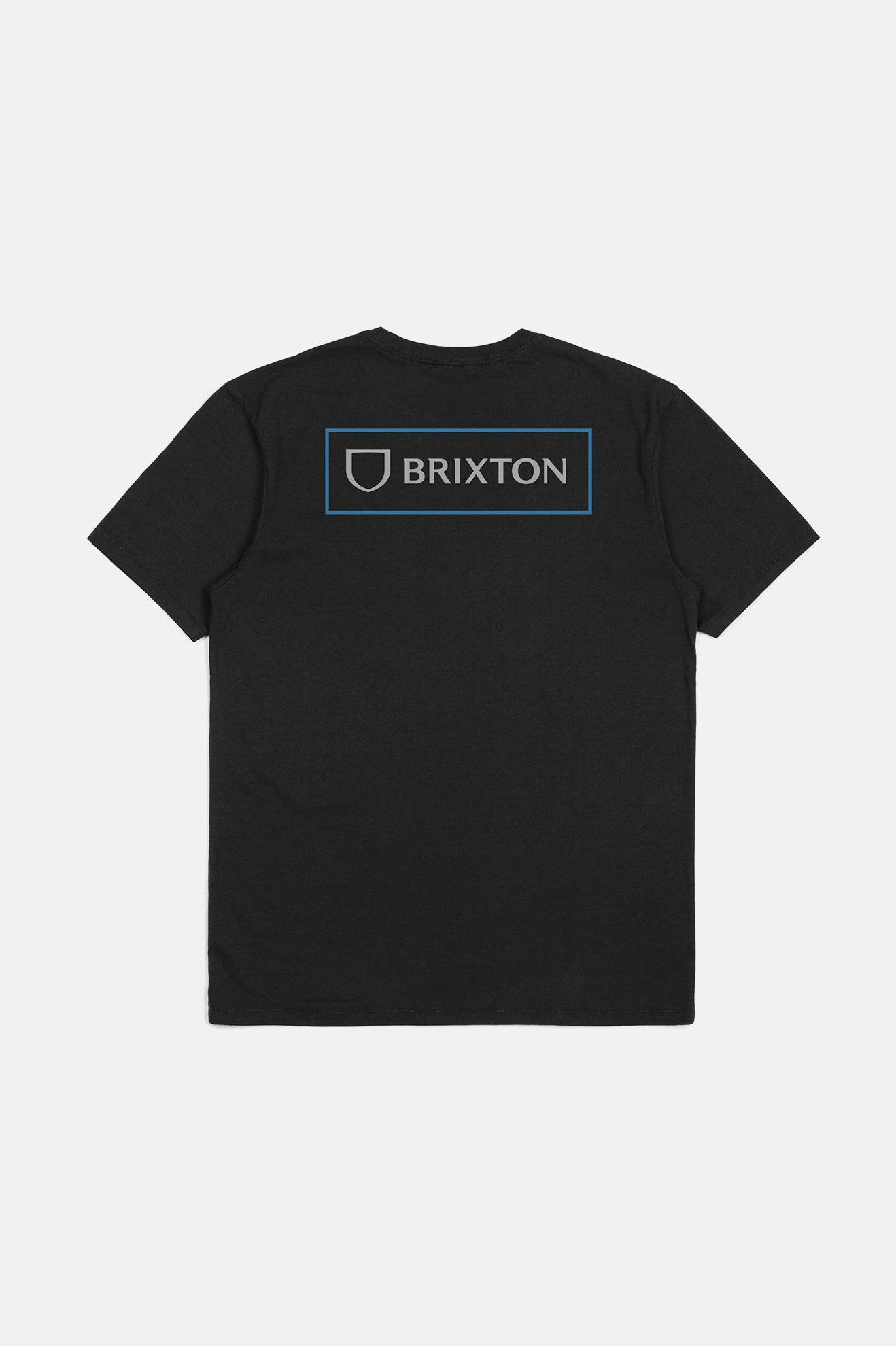 Black / Blue Men's Brixton Alpha Block S/S Tailored Tops | 247309-KJW