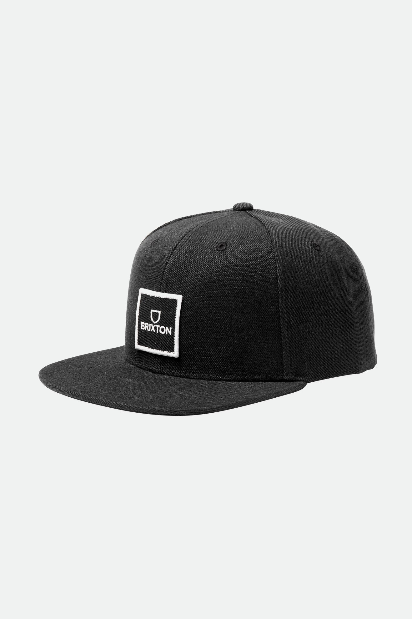 Black Men\'s Brixton Alpha Square Netplus MP Caps | 945627-MDC