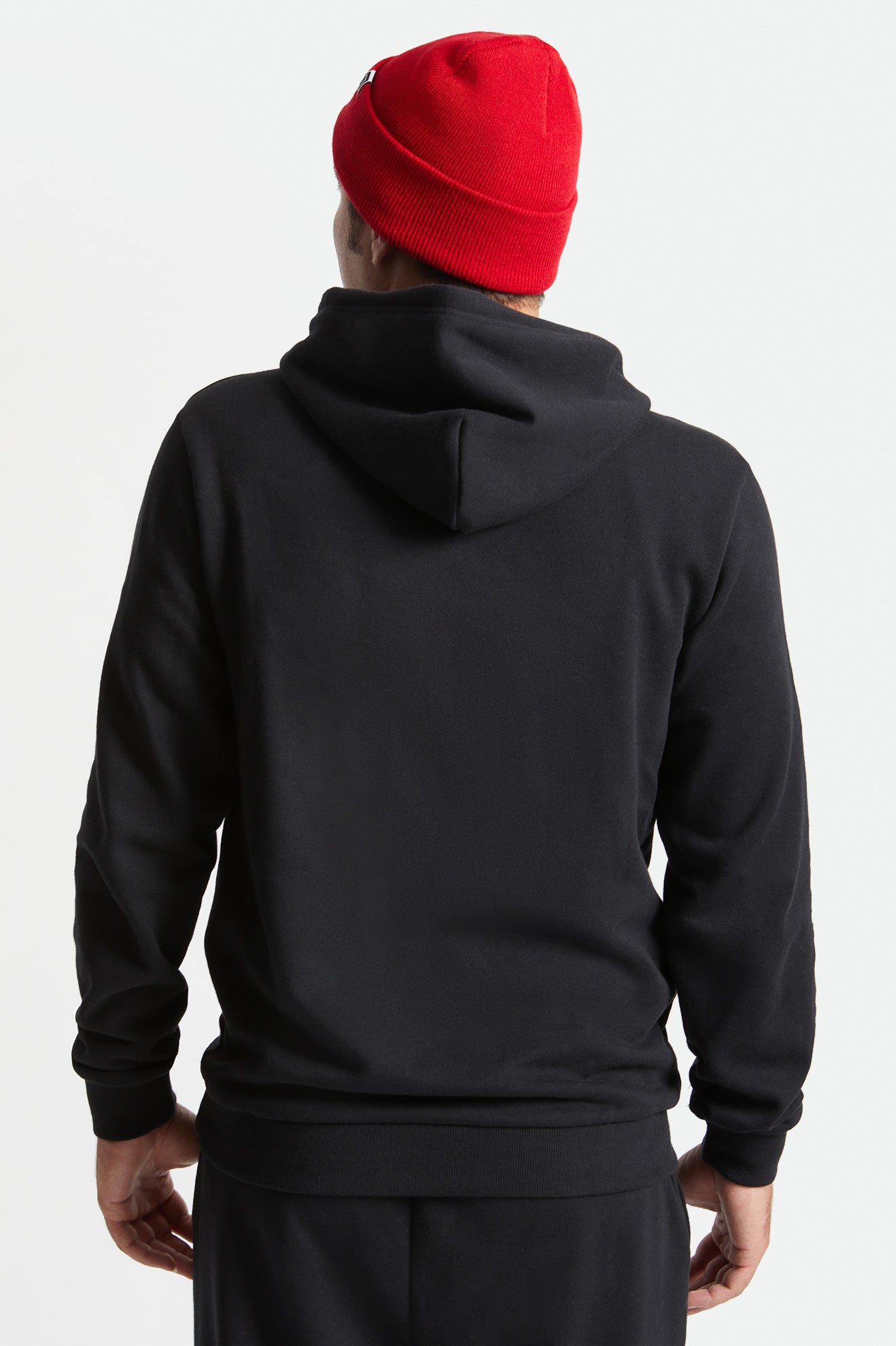 Black Men's Brixton Alton Hoodie | 780419-ETJ