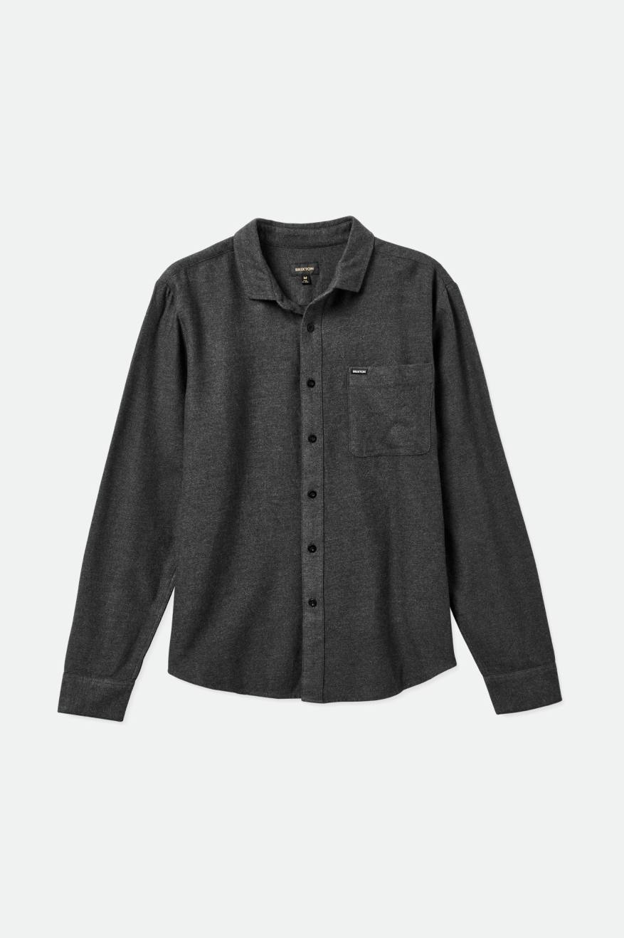 Black Men's Brixton Bixby Reserve L/S Flannels | 653209-QJA