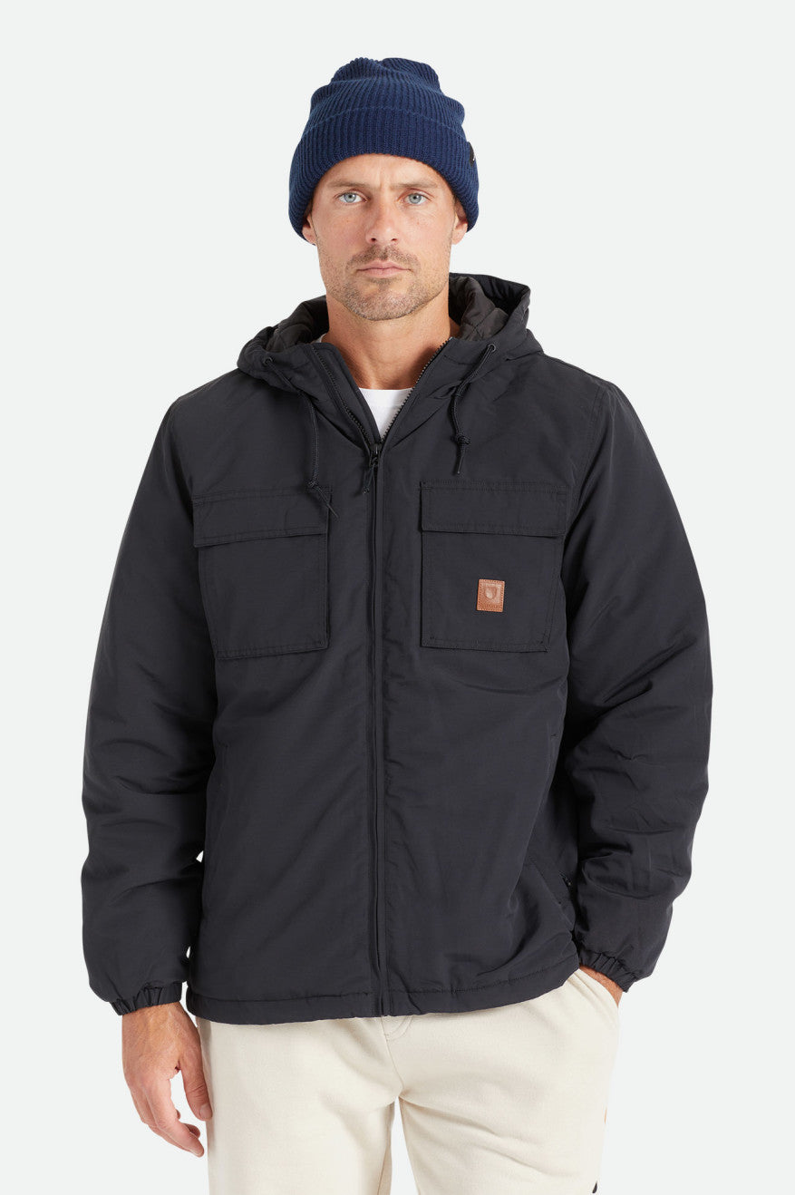 Black Men\'s Brixton Buck Jackets | 509374-ZVU