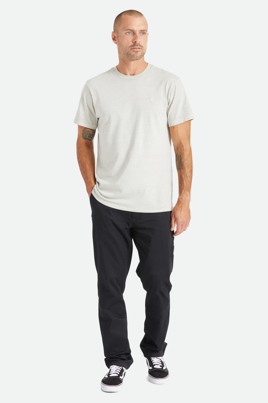 Black Men's Brixton Choice Chino Regular Pants | 327648-XUT