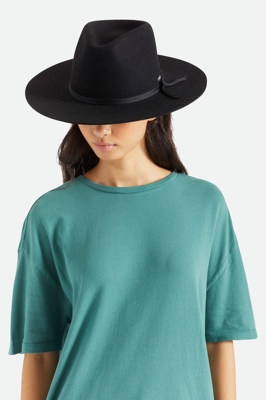 Black Men's Brixton Cohen Cowboy Hats | 315670-FCQ