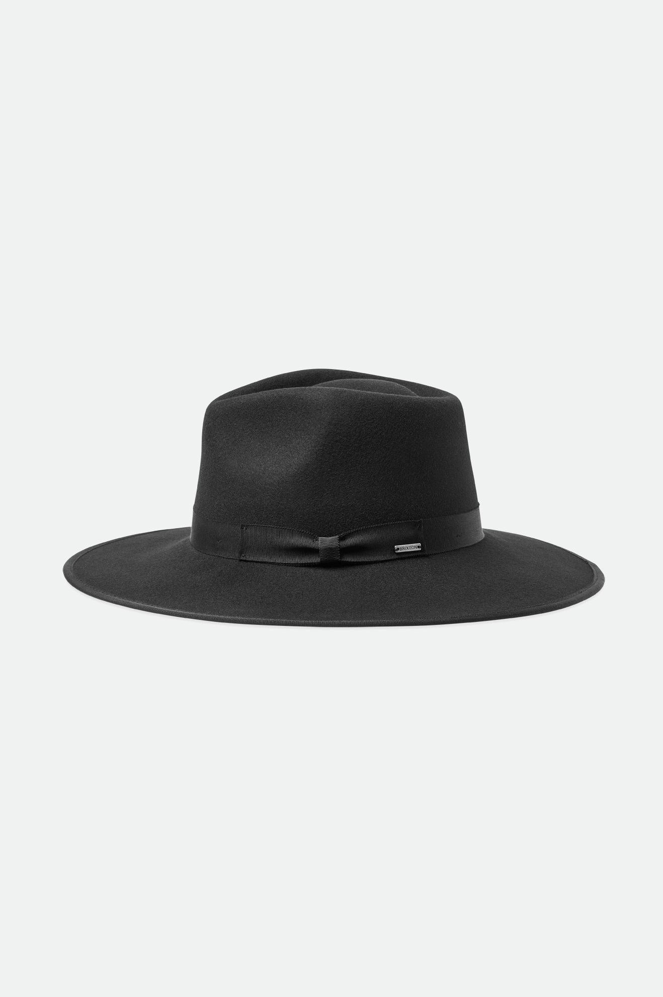 Black Men's Brixton Jo Rancher Hats | 524860-UBX