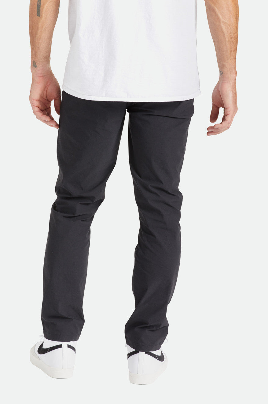 Black Men's Brixton Knox Utility Slim Pants | 680794-AFH