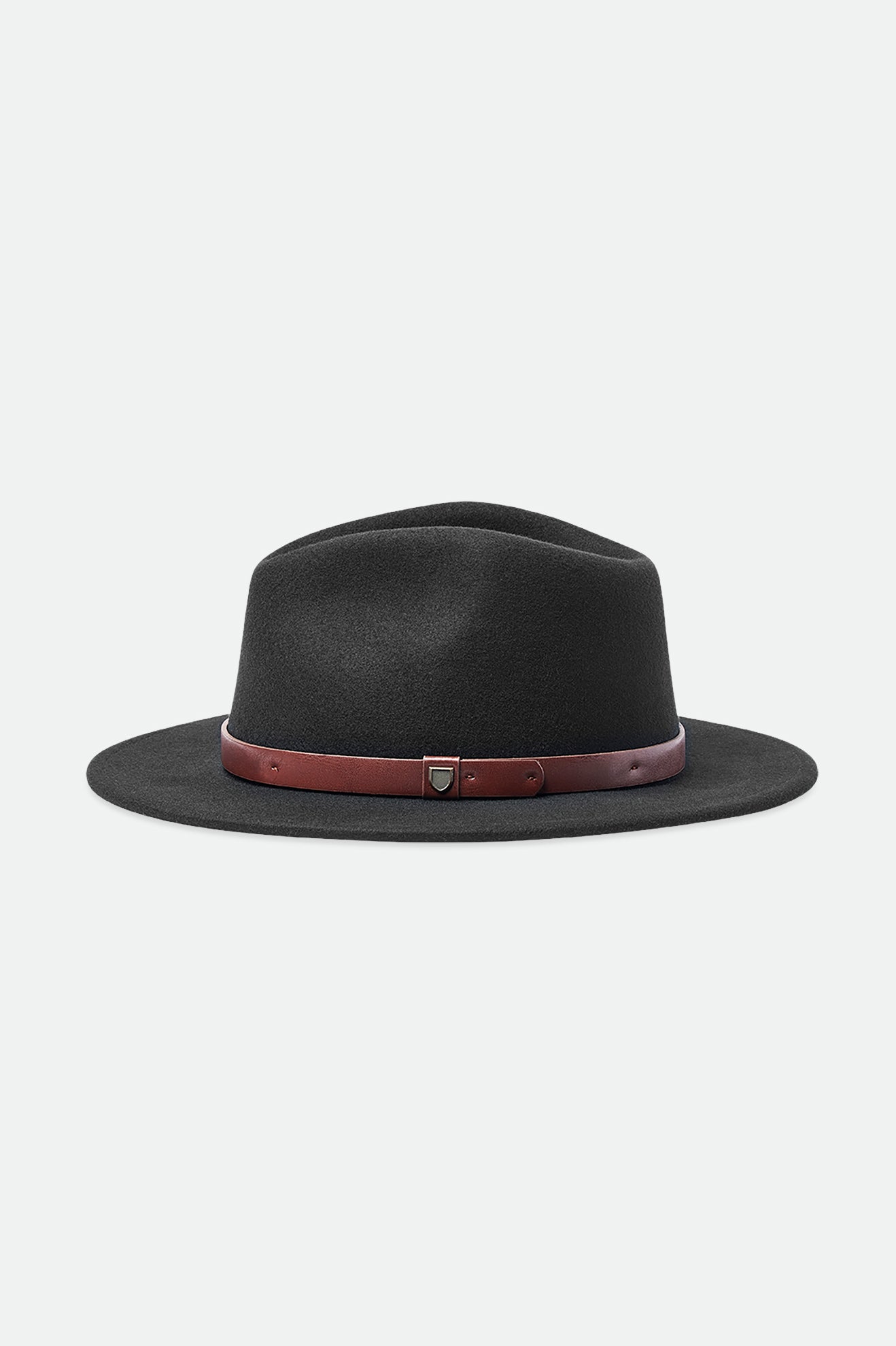 Black Men's Brixton Messer Fedoras | 210478-RAE