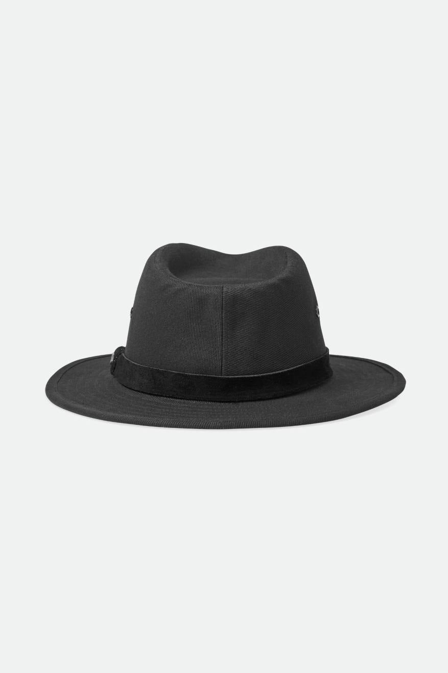 Black Men's Brixton Messer Utility Adventure Fedoras | 893754-VPR