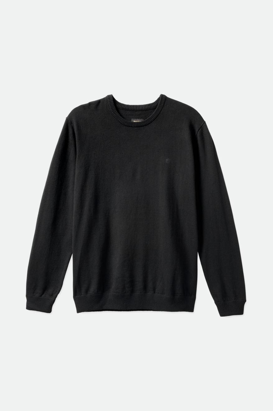 Black Men's Brixton Reserve Cashmere Sweater Knitwear | 873540-NBC