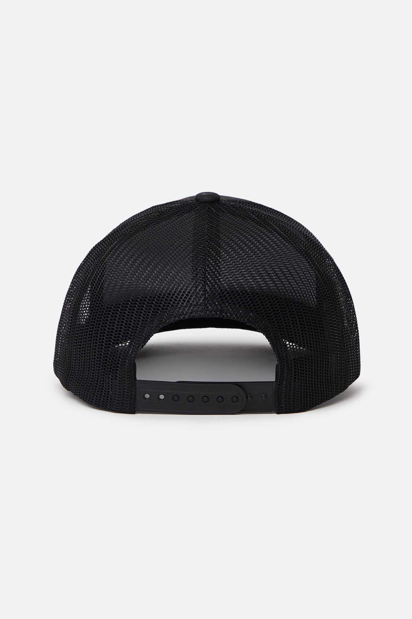 Black Men's Brixton Rival Stamp NetPlus MP Trucker Hat Caps | 429710-EDB