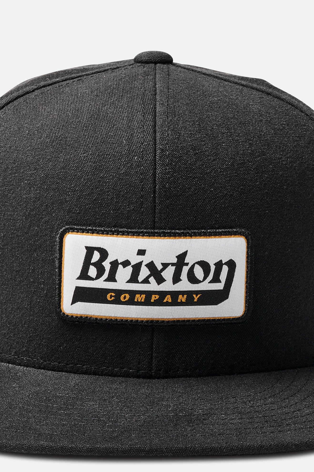 Black Men's Brixton Steadfast HP Caps | 521794-KGI