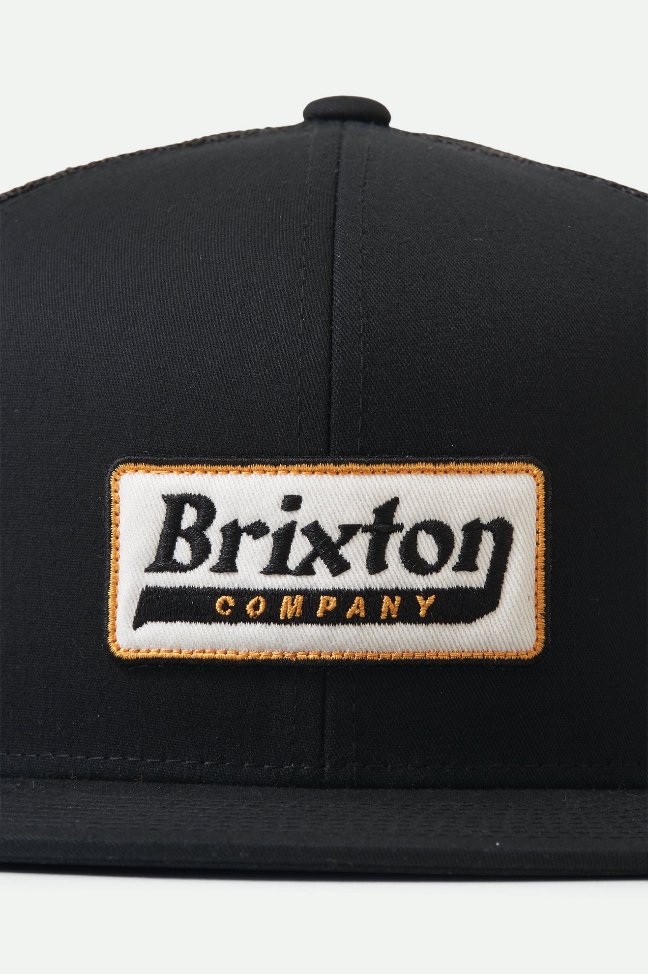 Black Men's Brixton Steadfast HP Mesh Cap Caps | 713580-BIM