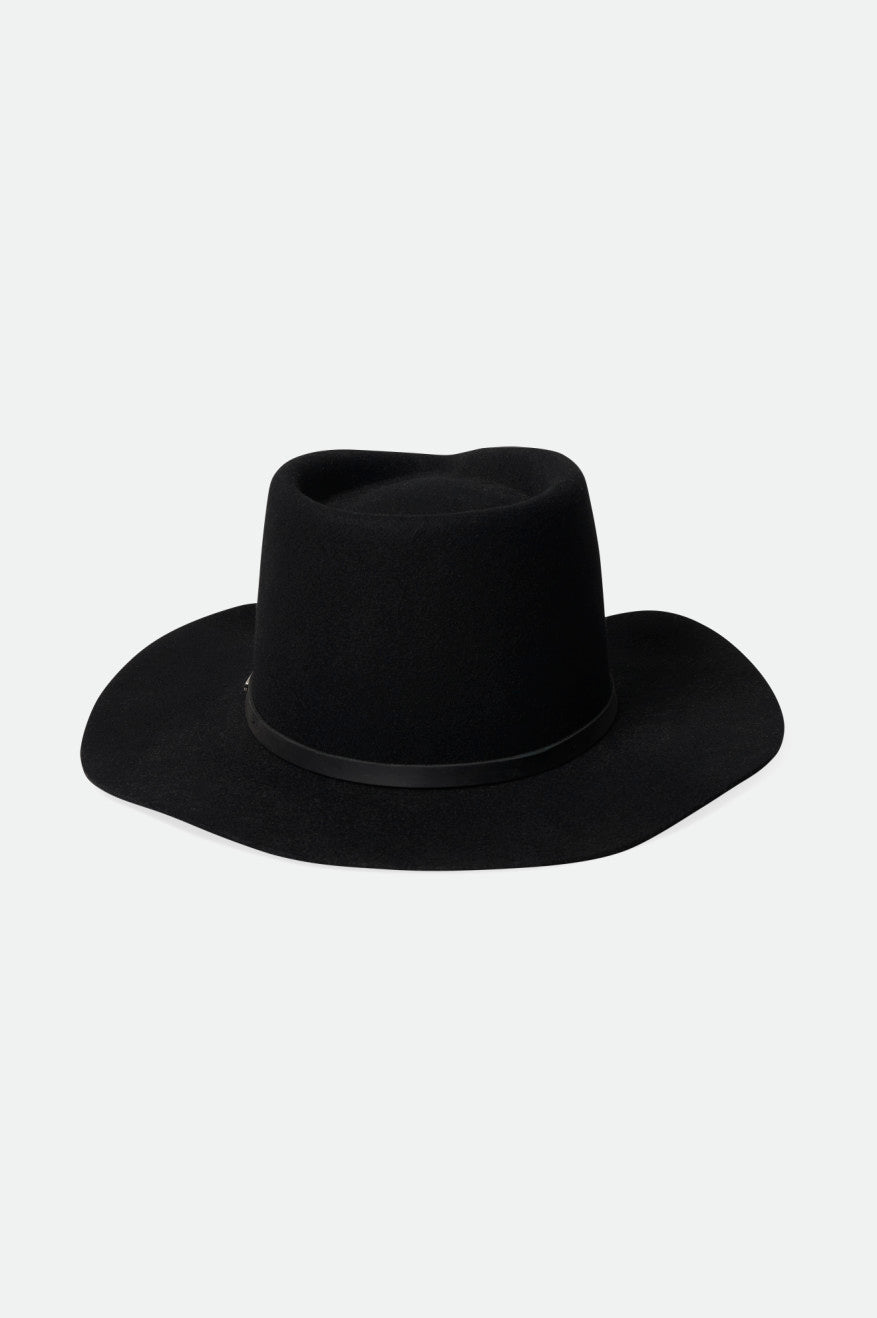 Black Men's Brixton Whiskey River Cowboy Hats | 061327-OLA