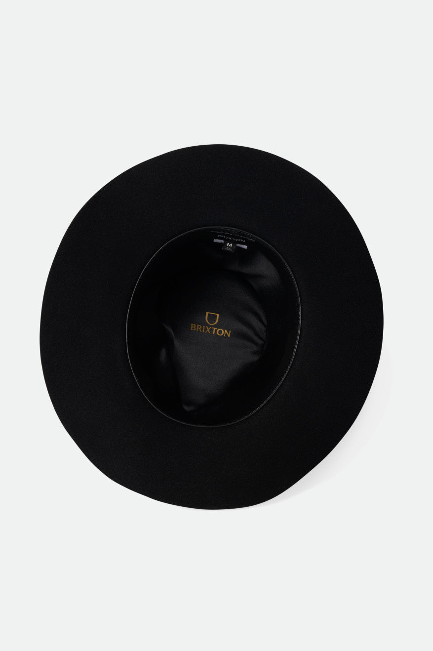 Black Men's Brixton Whiskey River Cowboy Hats | 061327-OLA