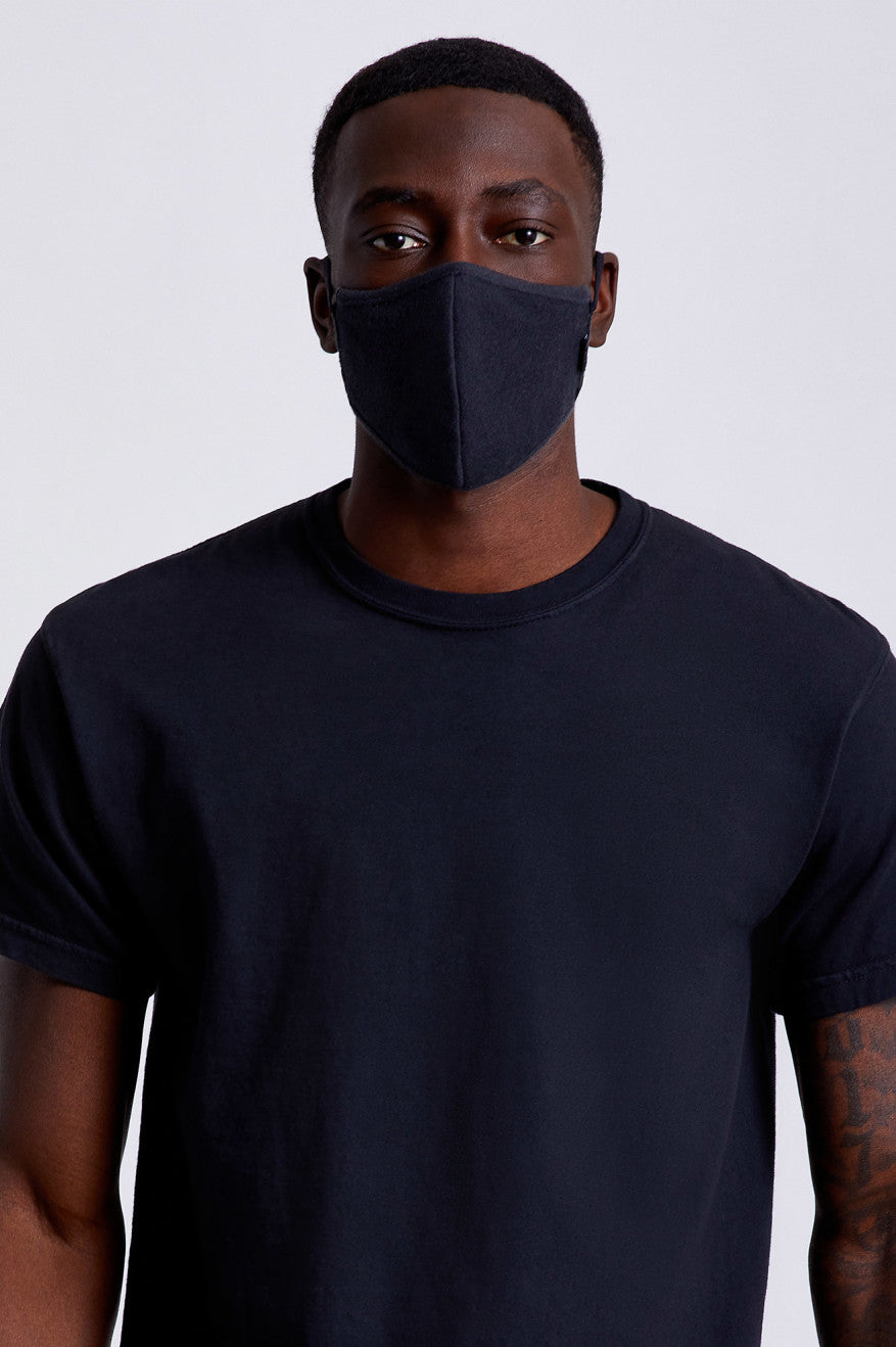 Black Unisex Brixton Arctic Fleece Face Masks | 874195-YDE