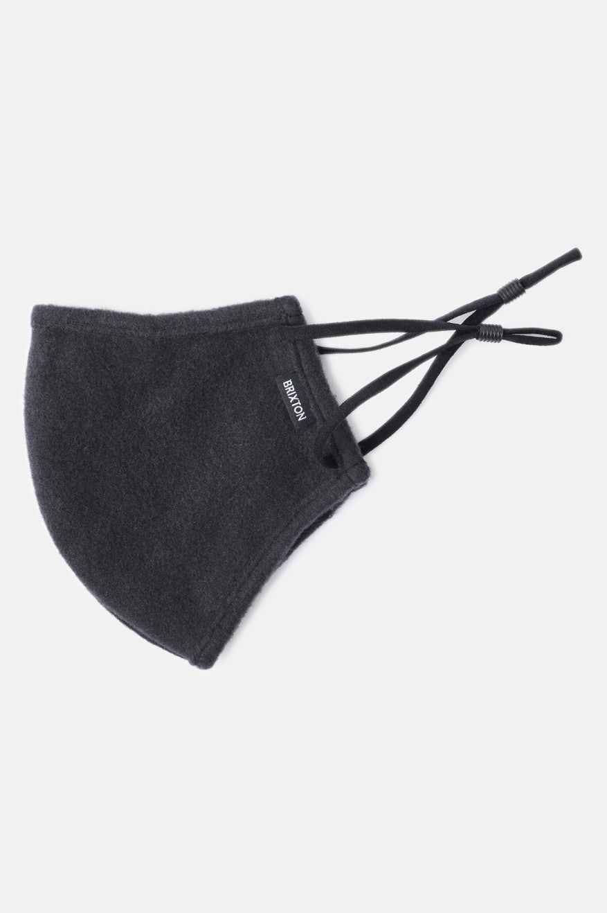 Black Unisex Brixton Arctic Fleece Face Masks | 874195-YDE