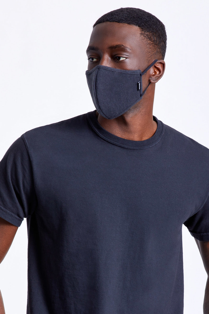 Black Unisex Brixton Arctic Fleece Face Masks | 874195-YDE