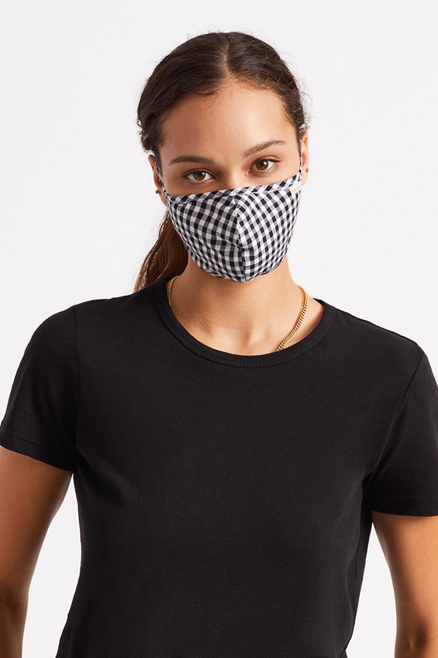 Black Unisex Brixton Lightweight Antimicrobial Face Masks | 978156-WPA