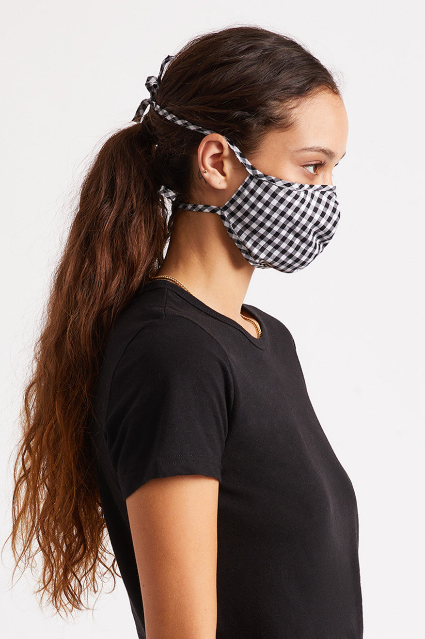 Black Unisex Brixton Lightweight Antimicrobial Face Masks | 978156-WPA