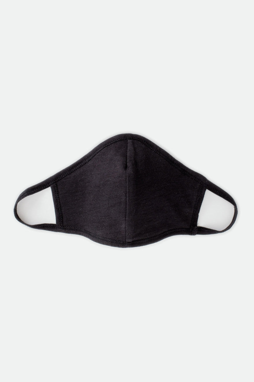 Black Unisex Brixton Reversible Face Masks | 085461-TSX