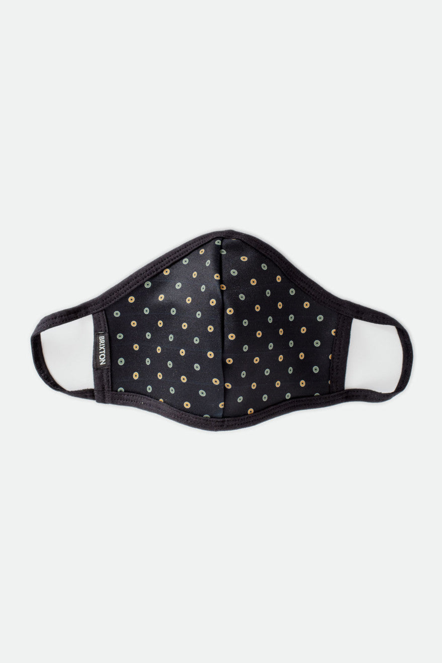 Black Unisex Brixton Reversible Face Masks | 085461-TSX