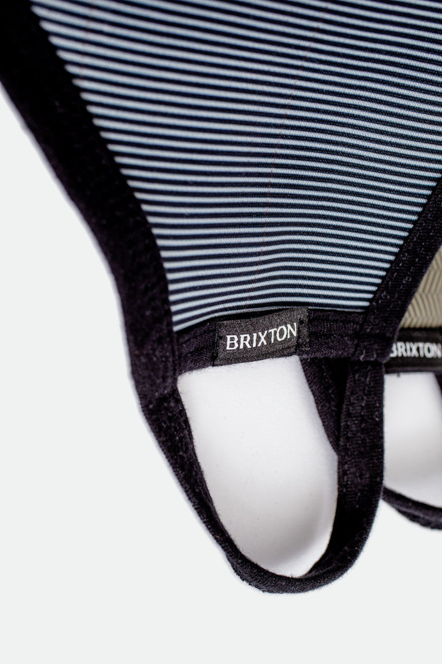 Black Unisex Brixton Reversible Face Masks | 174953-ABN