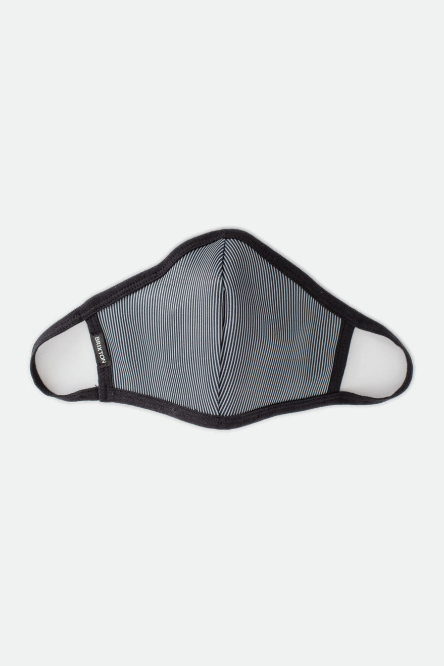 Black Unisex Brixton Reversible Face Masks | 174953-ABN