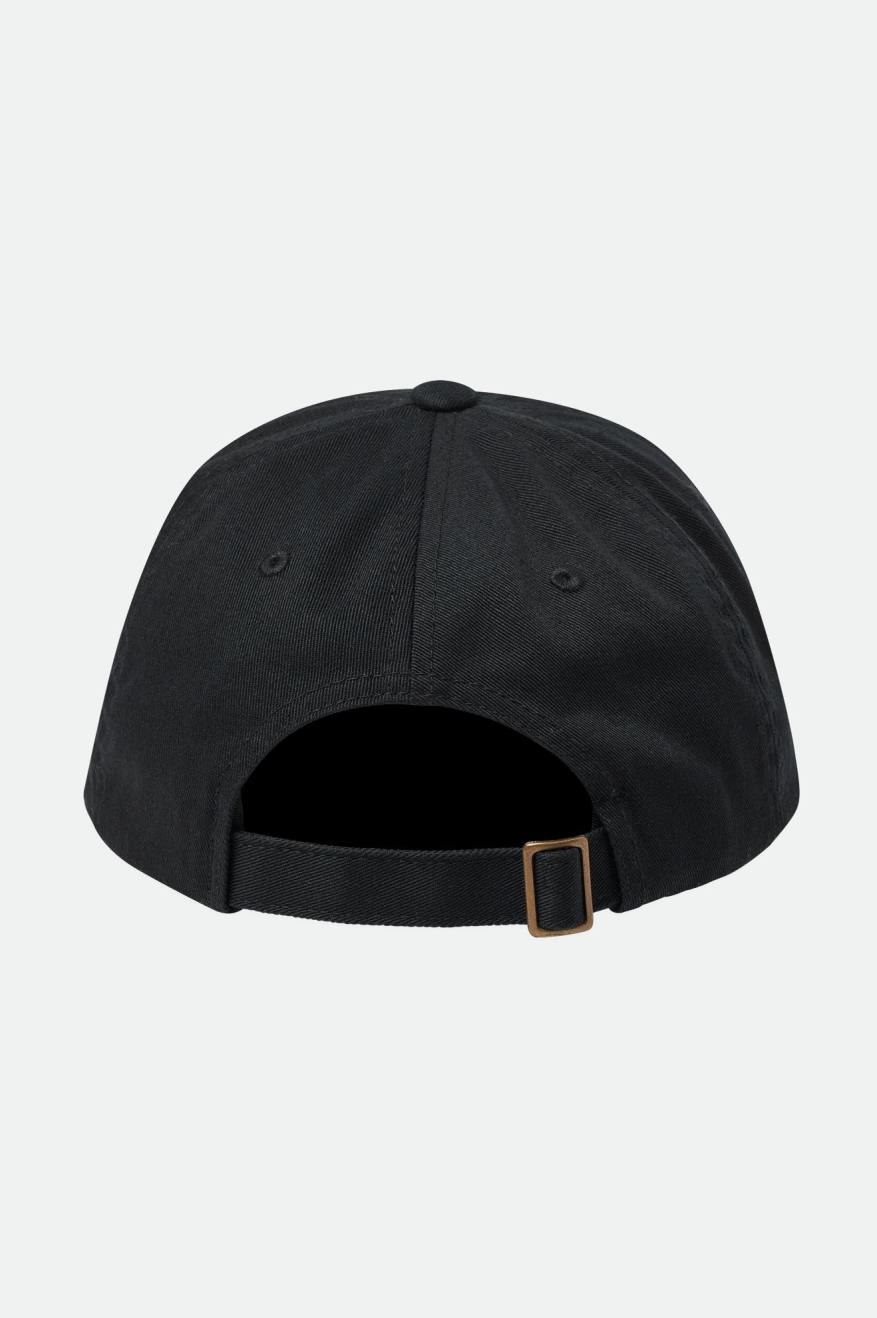 Black / White Men's Brixton Alton LP Cap Caps | 942763-BGW